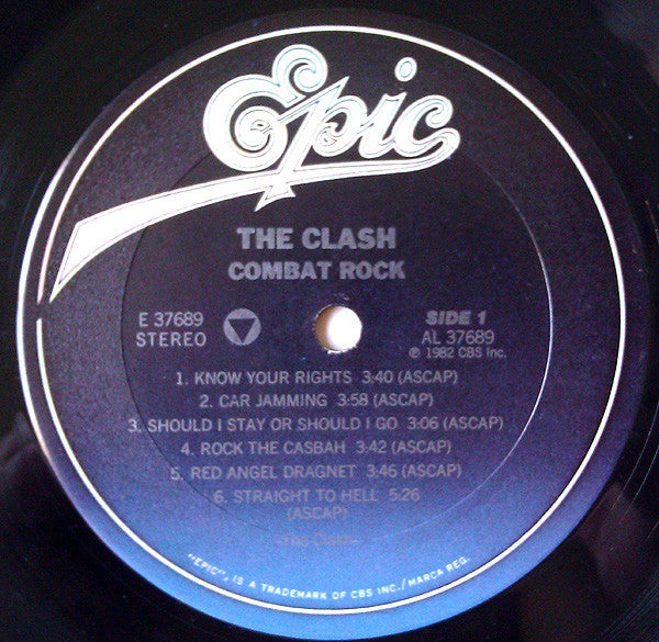 The Clash : Combat Rock (LP, Album, RE, RP, Car)
