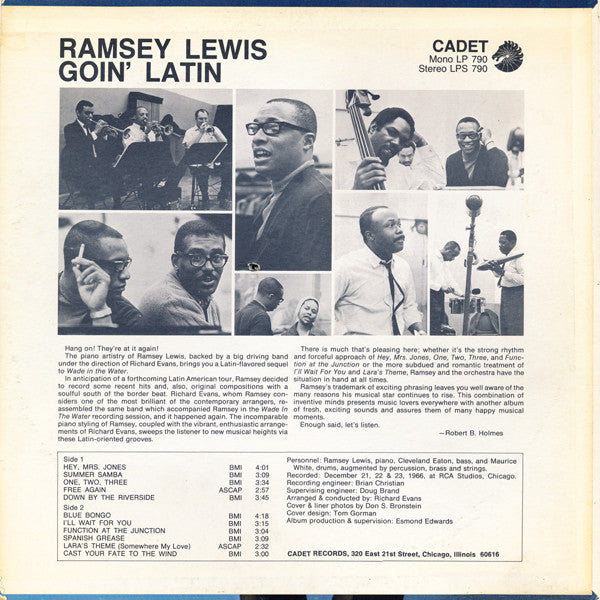 Ramsey Lewis : Goin' Latin (LP, Album)