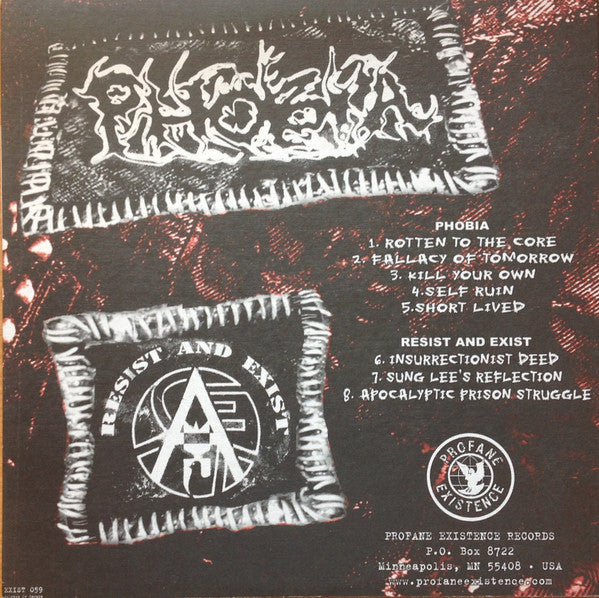 Phobia (6) / Resist And Exist : Phobia / Resist And Exist (12")