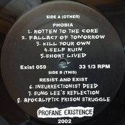 Phobia (6) / Resist And Exist : Phobia / Resist And Exist (12")