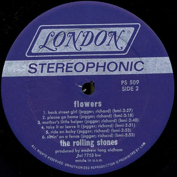 The Rolling Stones : Flowers (LP, Comp, RE, Bes)