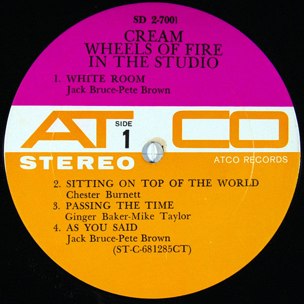 Cream (2) : Wheels Of Fire (2xLP, Album, Ter)