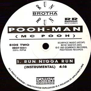 Pooh-Man : Run Brotha Run (12")