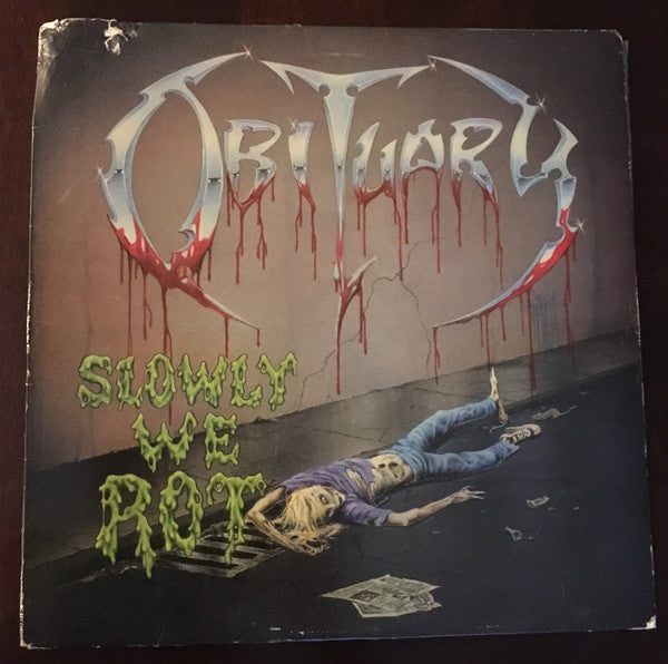 Obituary : Slowly We Rot (LP, Album)