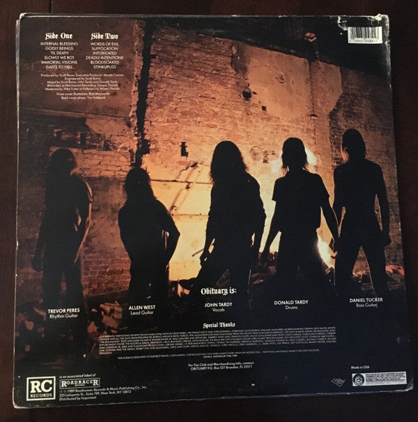 Obituary : Slowly We Rot (LP, Album)