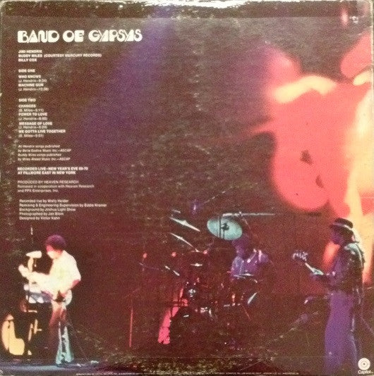 Hendrix* : Band Of Gypsys (LP, Album, Jac)