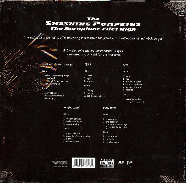 The Smashing Pumpkins : The Aeroplane Flies High (Box, Comp + 5x12", Maxi, RE, RM)