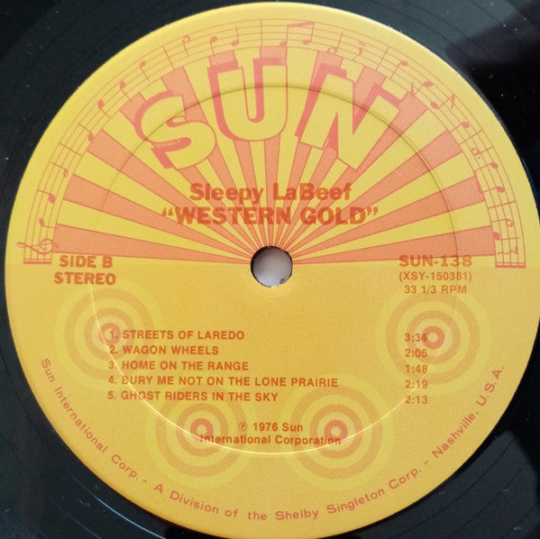Sleepy La Beef : Western Gold (LP)