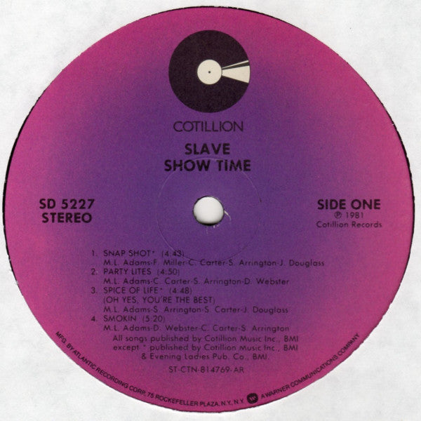 Slave : Show Time (LP, Album, AR )