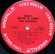 West, Bruce & Laing : Why Dontcha (LP, Album, Pit)
