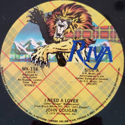 John Cougar* : I Need A Lover (12", Promo)