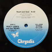 Huey Lewis & The News : Heart And Soul (12", Single, Promo)