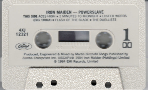 Iron Maiden : Powerslave (Cass, Album, Club, Col)