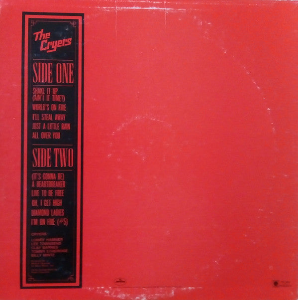 The Cryers : The Cryers (LP, Pic, Promo)