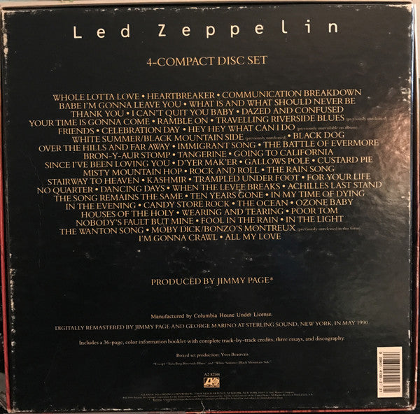 Led Zeppelin : Led Zeppelin (Box, Comp, Club, RM + 4xCD, Comp, Club, RM)