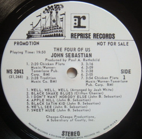 John Sebastian : The Four Of Us (LP, Promo)
