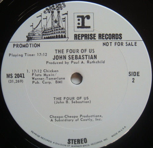 John Sebastian : The Four Of Us (LP, Promo)