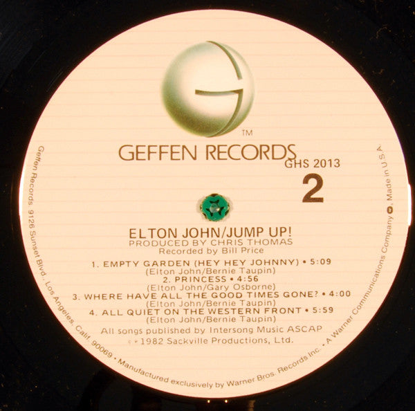 Elton John : Jump Up! (LP, Album)