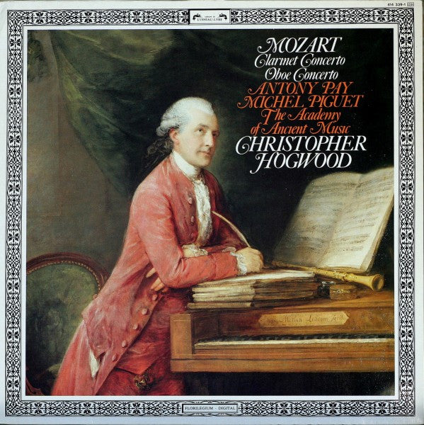 Mozart*, Christopher Hogwood, Antony Pay, Michel Piguet, The Academy Of Ancient Music : Clarinet Concerto / Oboe Concerto (LP)