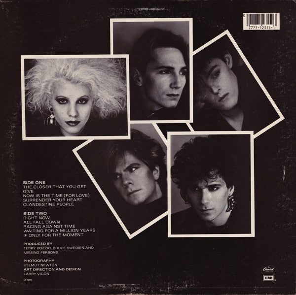 Missing Persons : Rhyme & Reason (LP, Album, Jac)