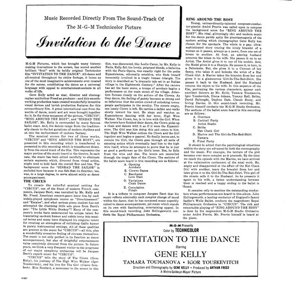 John Hollingsworth, Royal Philharmonic Orchestra / André Previn : Invitation To The Dance (LP, Album, RE)
