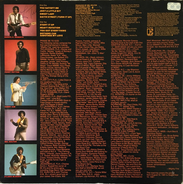 Mighty Fire : Mighty Fire (LP, Album, Promo)