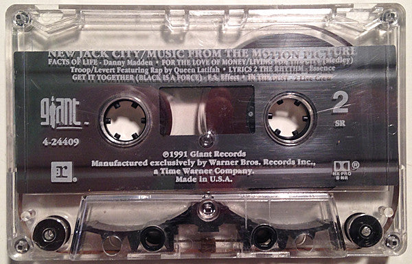 Various : (Music From The Motion Picture Soundtrack) New Jack City (Cass, Album, SR,)