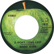 Ringo Starr : It Don't Come Easy (7", Single, Scr)