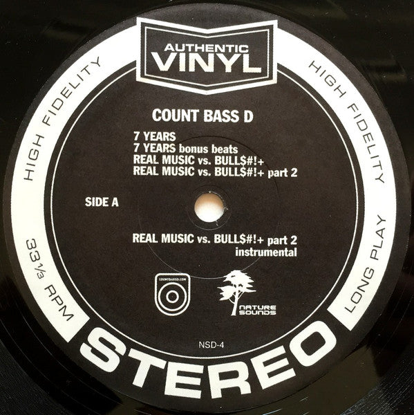 Count Bass D : 7 Years (12")