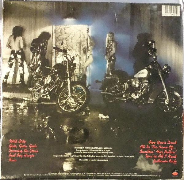 Mötley Crüe : Girls, Girls, Girls (LP, Album, AR)