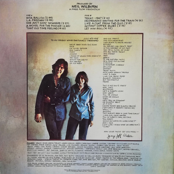 Guy Clark : Old No. 1 (LP, Album, Ind)