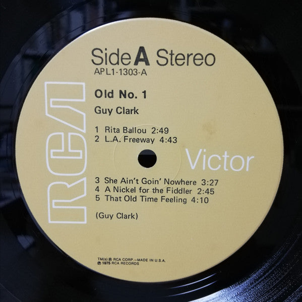 Guy Clark : Old No. 1 (LP, Album, Ind)