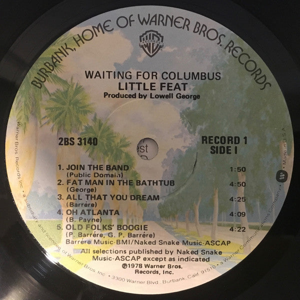 Little Feat : Waiting For Columbus (2xLP, Album, Win)