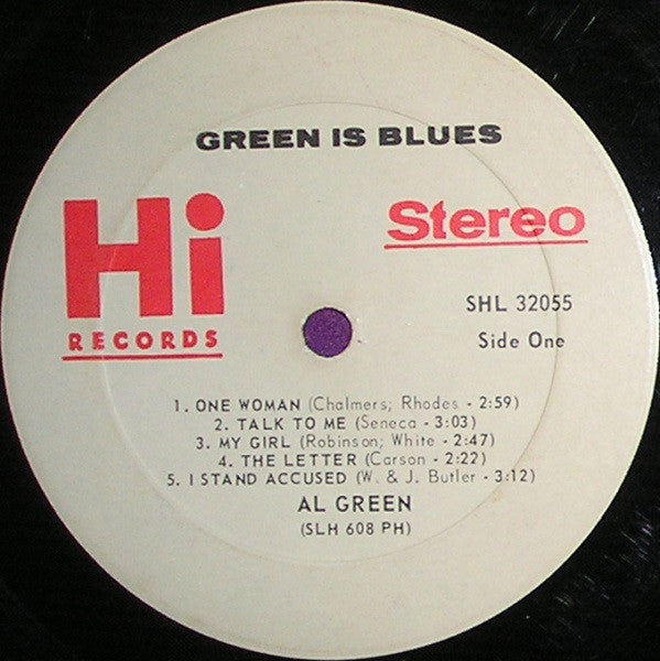 Al Green : Green Is Blues (LP, Album, RE)