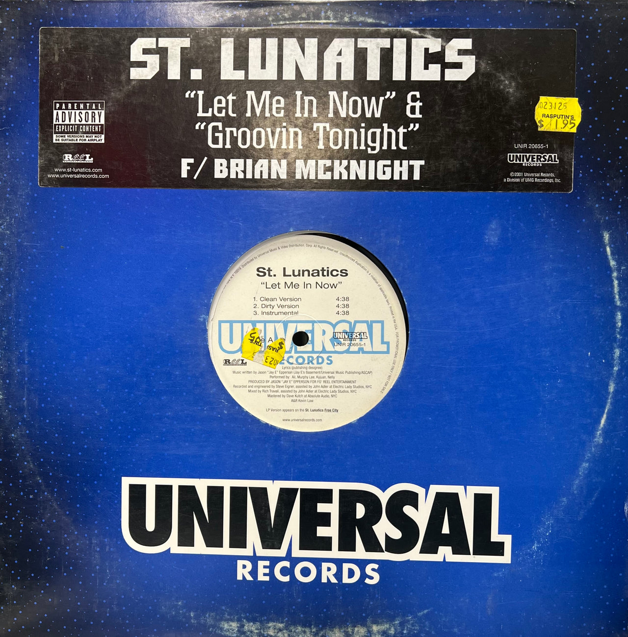 St. Lunatics - Let Me In Now (Very Good (VG)) Hip Hop (12", Promo)