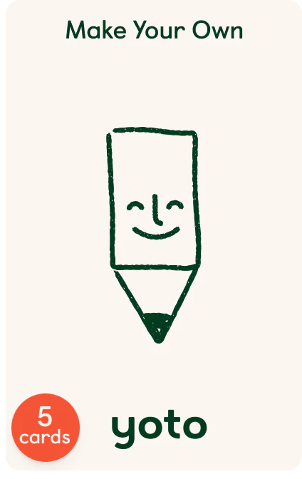 Make Your Own Cards (Pack of 5) (Yoto Audio Card)