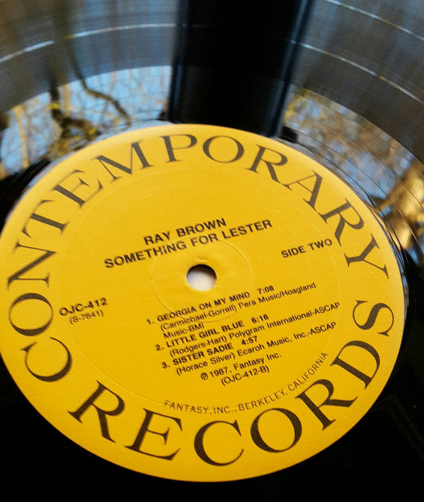 Ray Brown : Something For Lester (LP, Album, RE, RM)