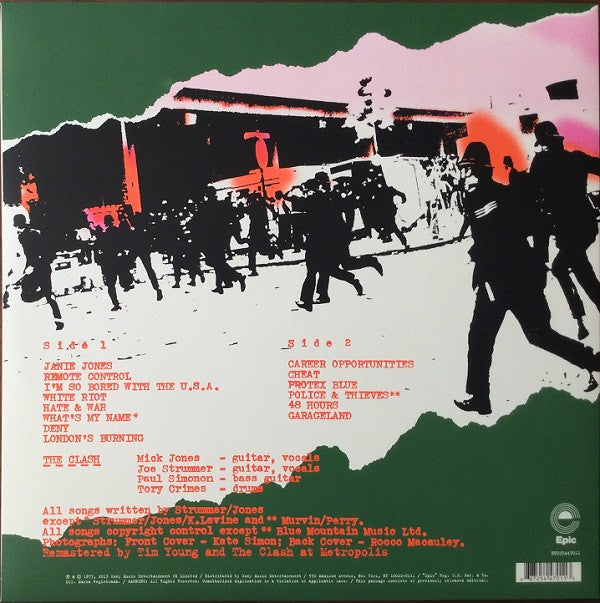 The Clash : The Clash (LP, Album, RE, RM, 180)