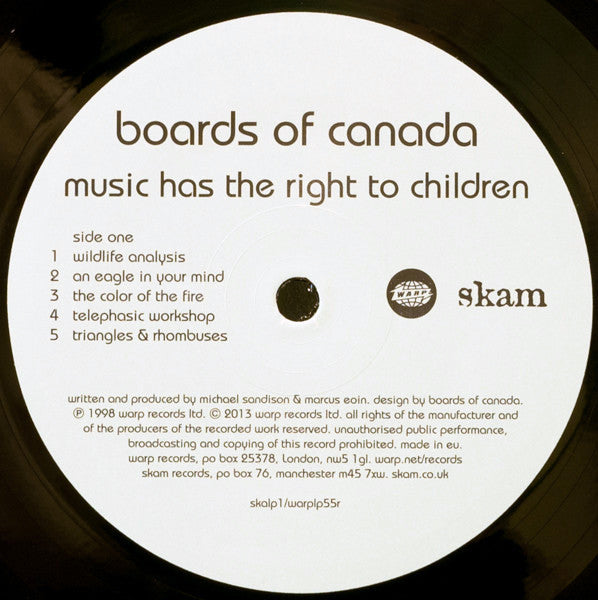 Buy Boards Of Canada : Music Has The Right To Children (2xLP