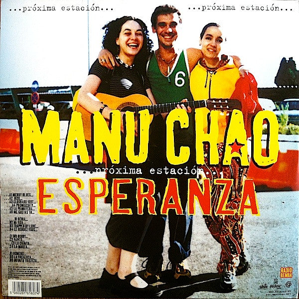 Manu Chao : ...Próxima Estación... Esperanza (2xLP, Album, RE + CD, Album, RE, RP + Gat)