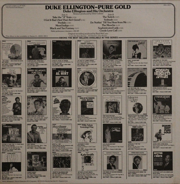 Duke Ellington And His Orchestra : Pure Gold (LP, Album)
