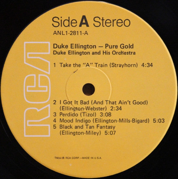 Duke Ellington And His Orchestra : Pure Gold (LP, Album)