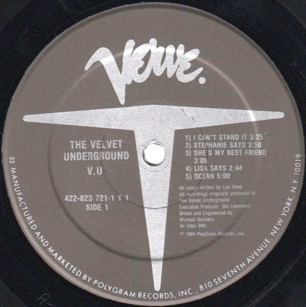 The Velvet Underground : VU (LP, Album, 53 )