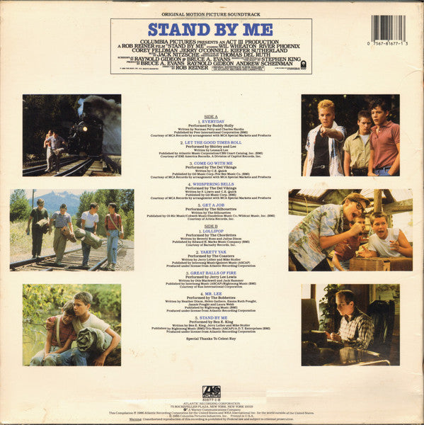 Various : Stand By Me (Original Motion Picture Soundtrack) (LP, Comp, Spe)