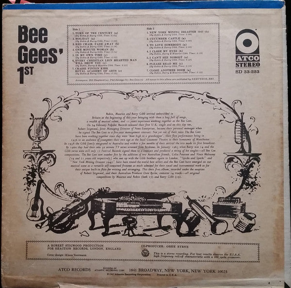 Bee Gees : Bee Gees' 1st (LP, Album, CT )