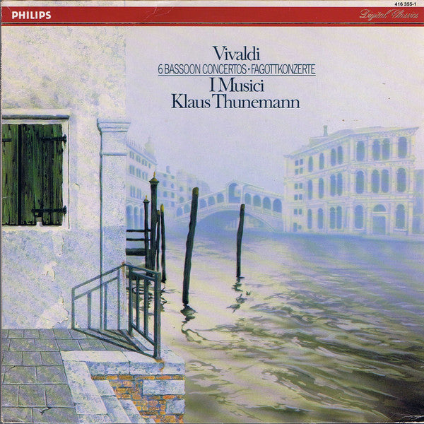 Vivaldi*, I Musici, Klaus Thunemann : 6 Bassoon Concertos ▪ Fagottkonzerte (LP)
