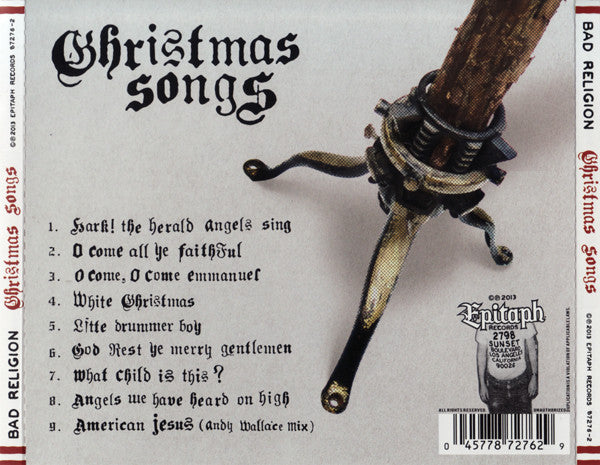 Bad Religion : Christmas Songs (CD, Album)