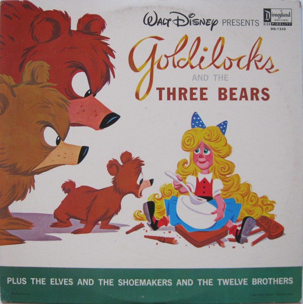 Rica Moore : Walt Disney Presents The Story Of Goldilocks And The Three Bears (LP)