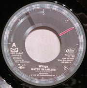 Wings (2) : Maybe I'm Amazed (7", Single)