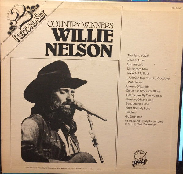 Willie Nelson : Country Winners (2xLP, Comp)